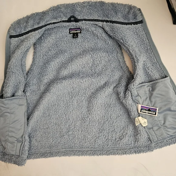 Patagonia Los Gatos Fleece Vest Size 7-8 (Girls) Full Zip Gray
